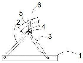 Stay cable saddle positioning device and positioning method thereof