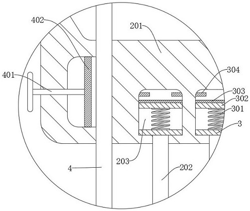 Silicon wafer box detection clamping frame