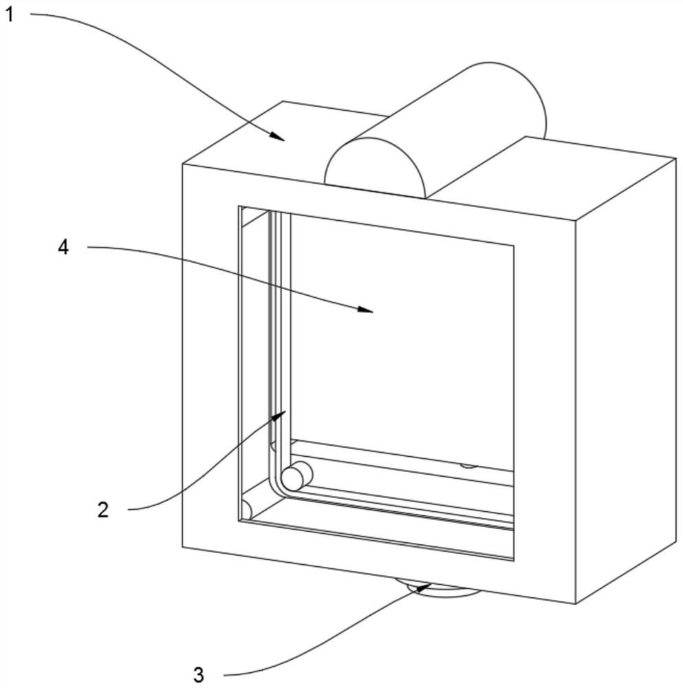 An automatic dust removal mechanism for power distribution cabinet with dead angle cleaning function