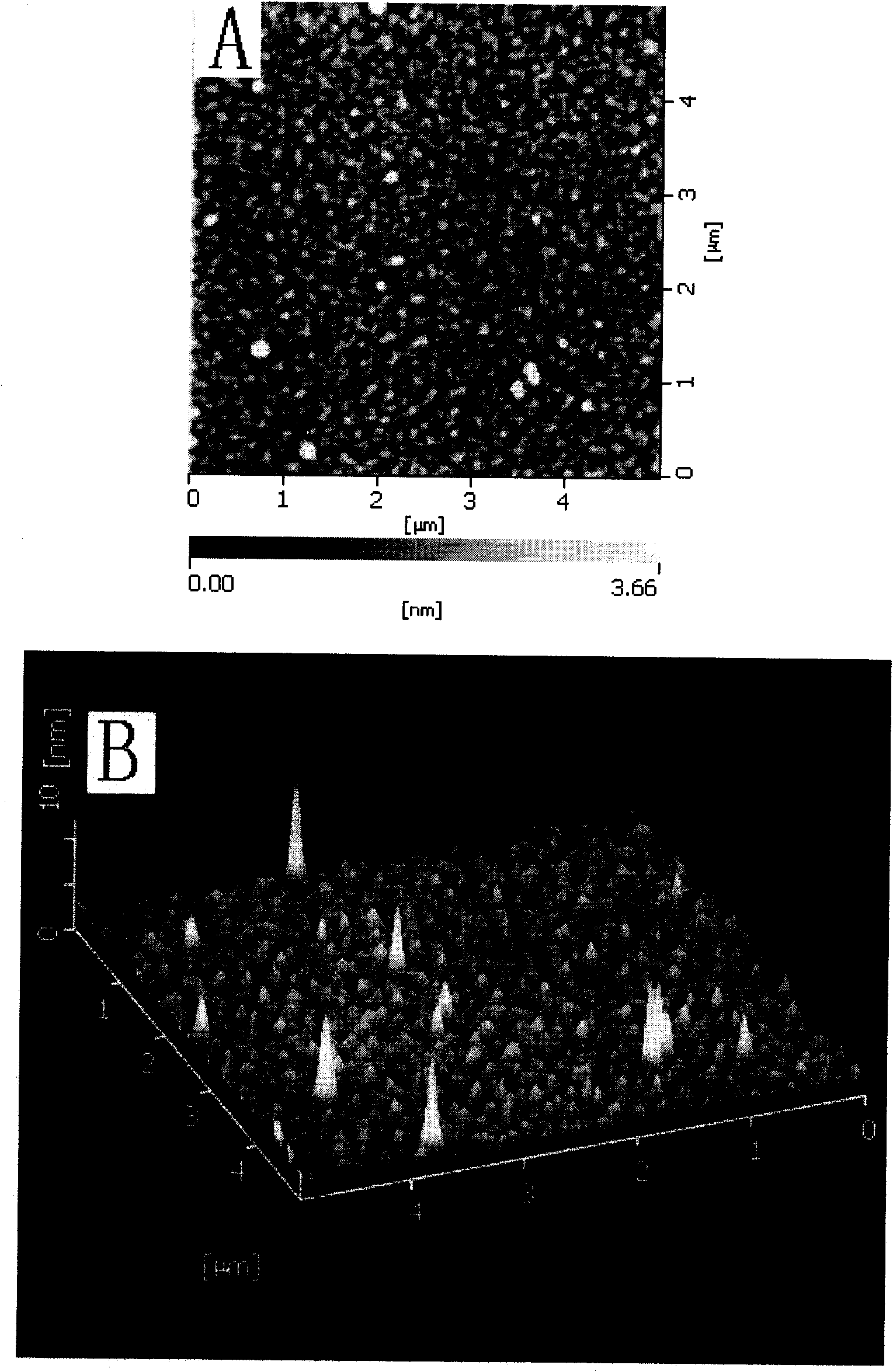 Dithienothiophene dicarboxylic acid monomolecular layer and preparing method thereof