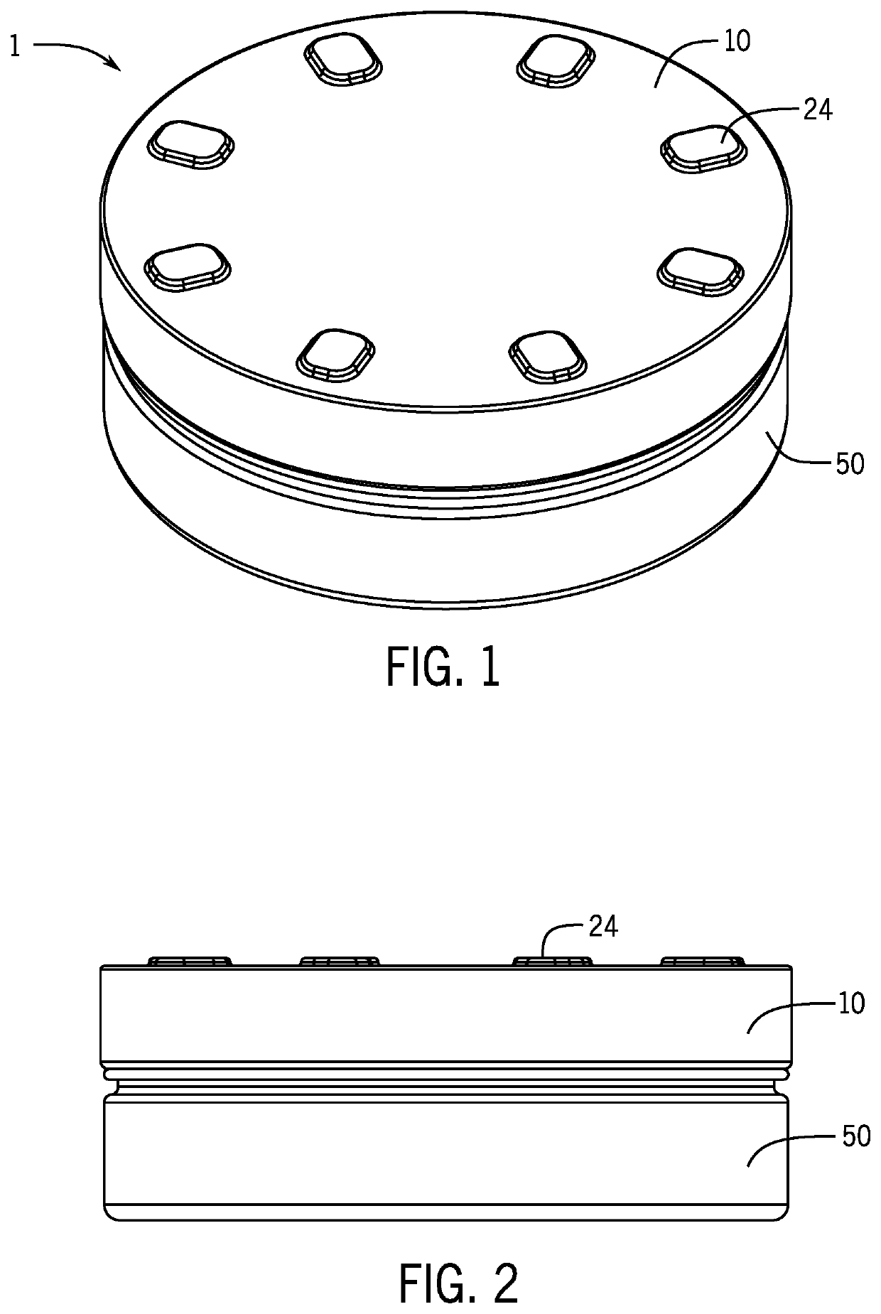 Container with security lock