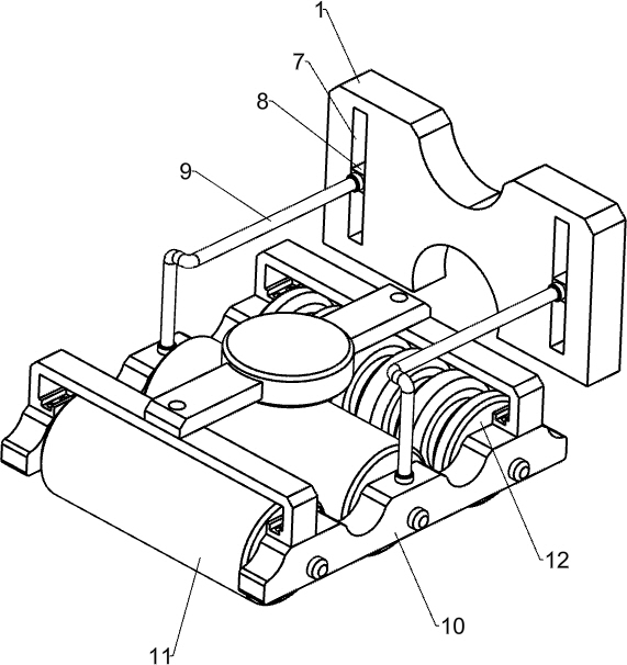 Roller forming device for highway construction