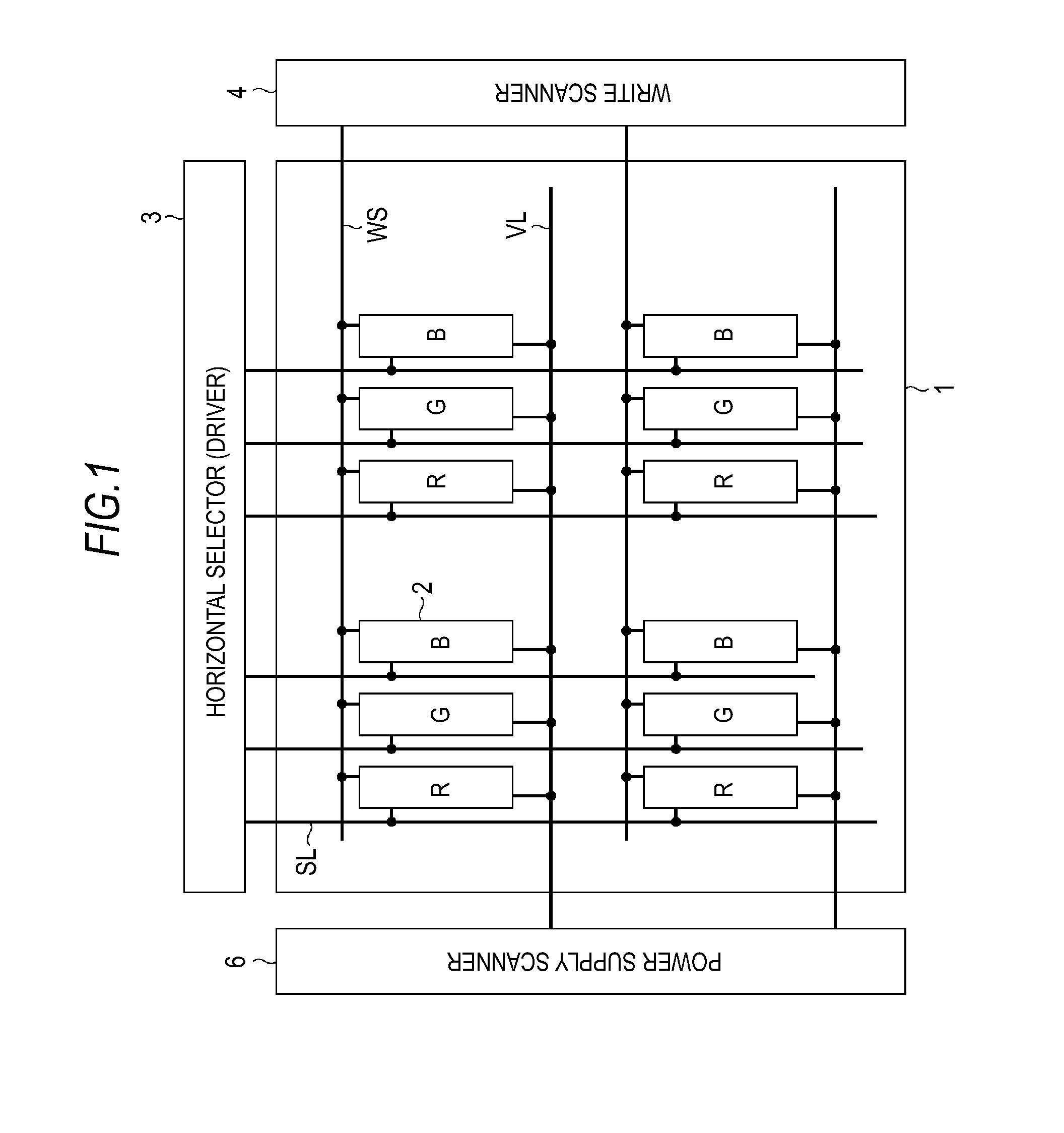 Display device and electronic product having light sensors in plural pixel regions