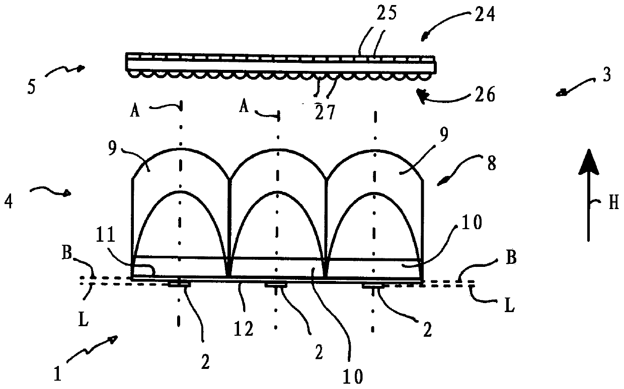 Lighting apparatus for vehicles