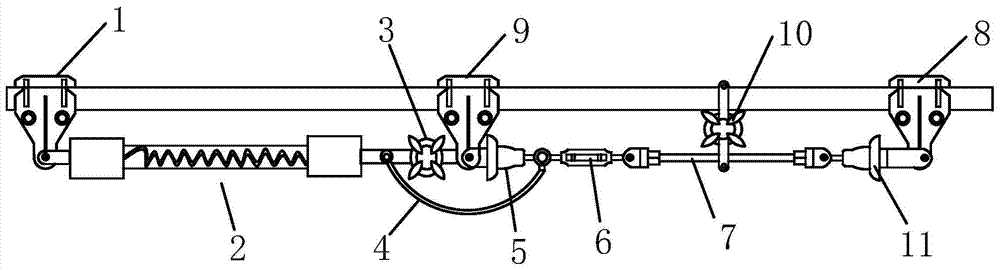 A high voltage warning device