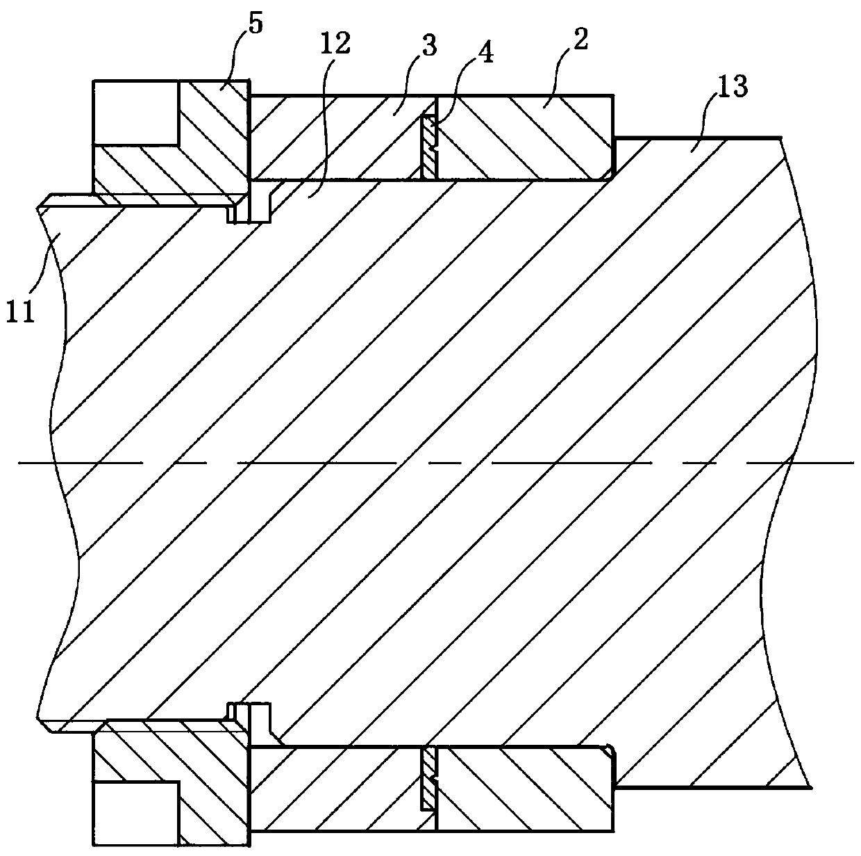 Ultra-low-temperature two-way static sealing structure