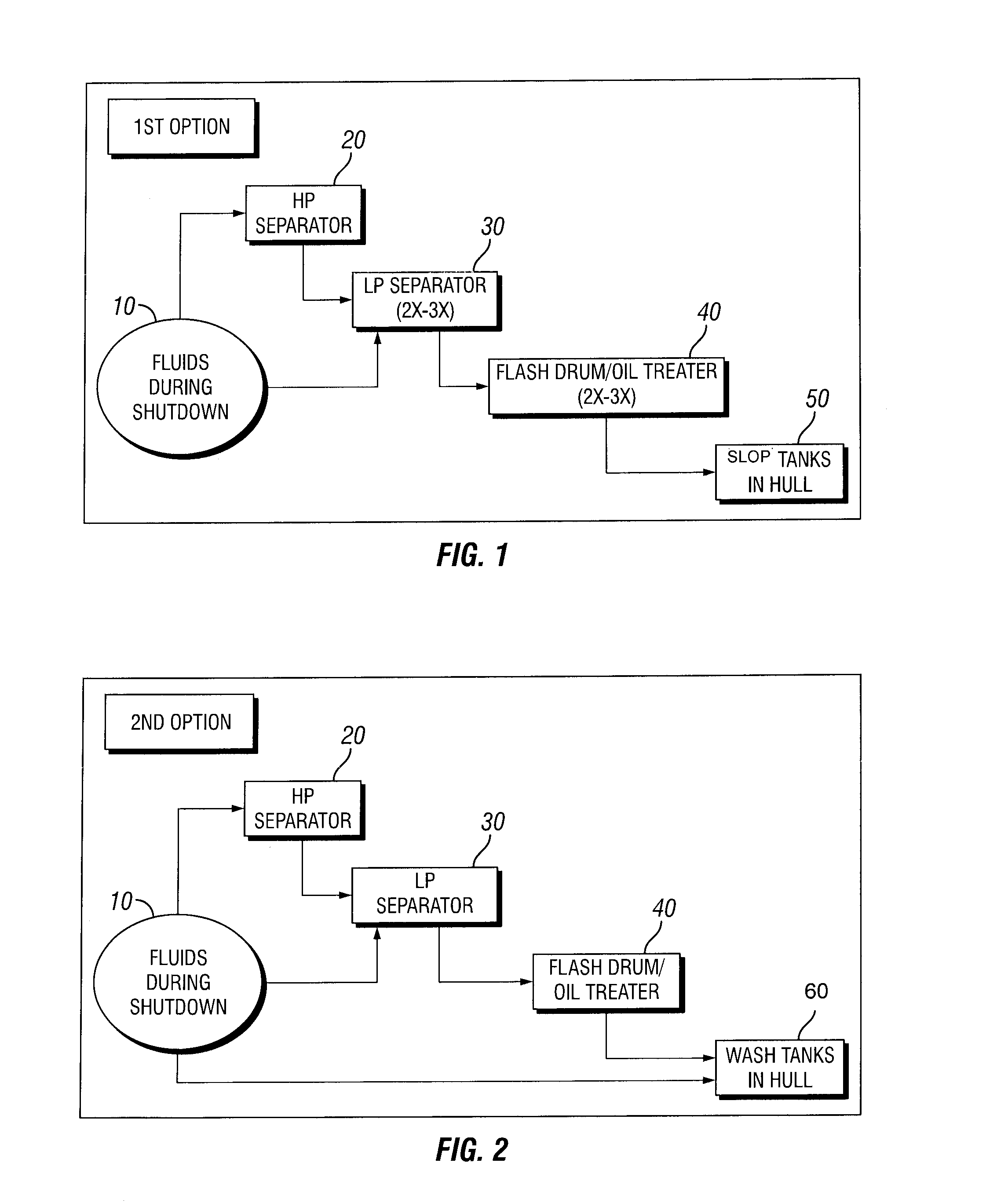 Mitigating hydrate formation during a shutdown of a deep water fpso