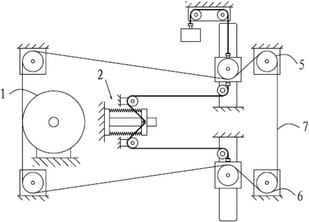 Wire tensioning mechanism for wire cutting machine tool