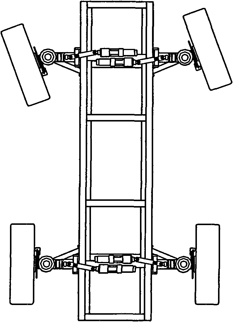 Wheel assembly with integration of independent driving, steering, suspending and braking