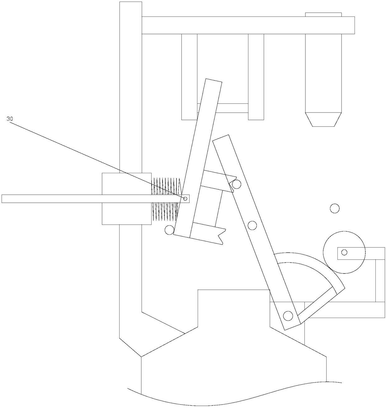 Feeding manipulator for automatic chemical reaction tank