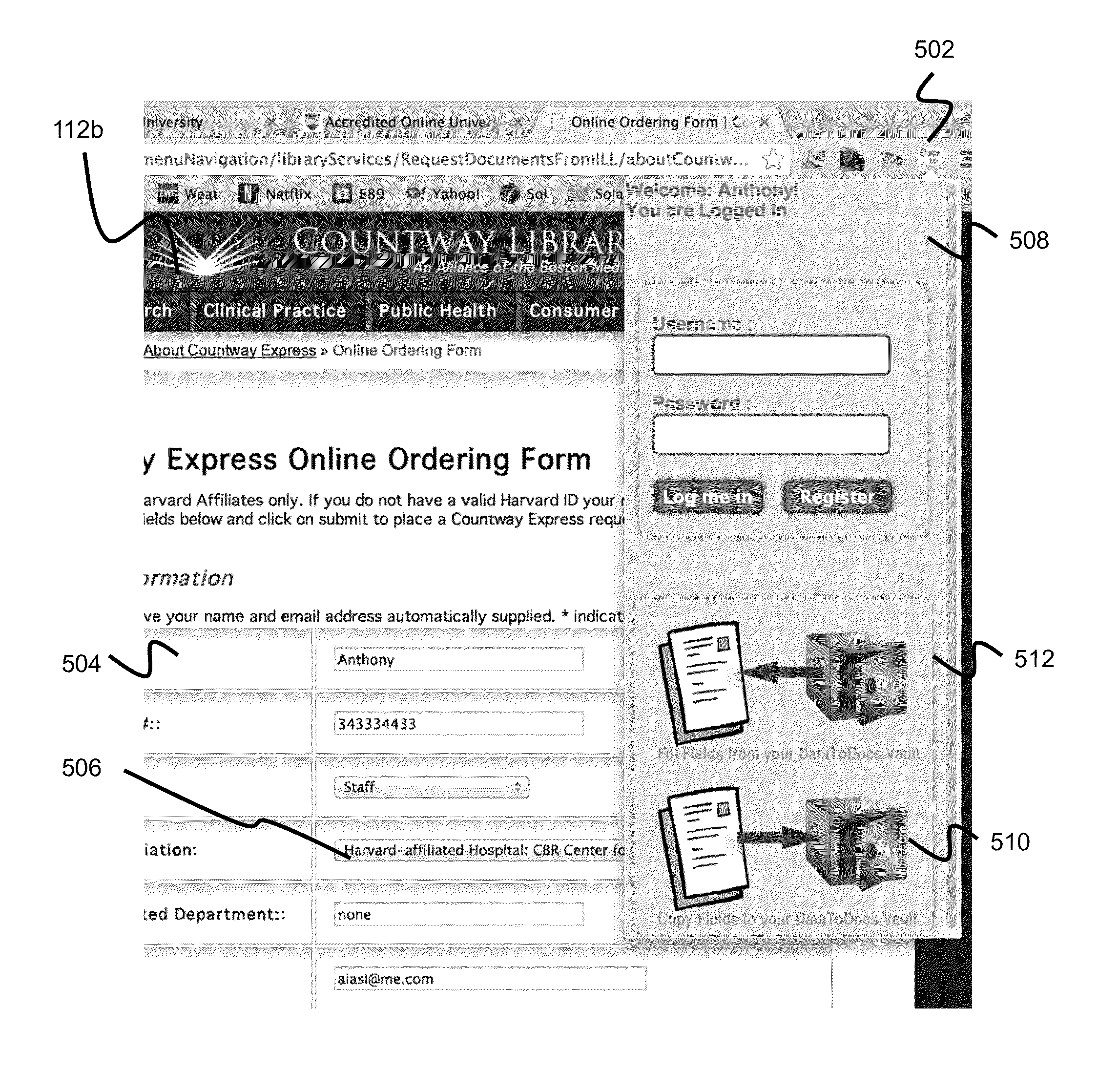 Systems and methods for collecting, classifying, organizing and populating information on electronic forms