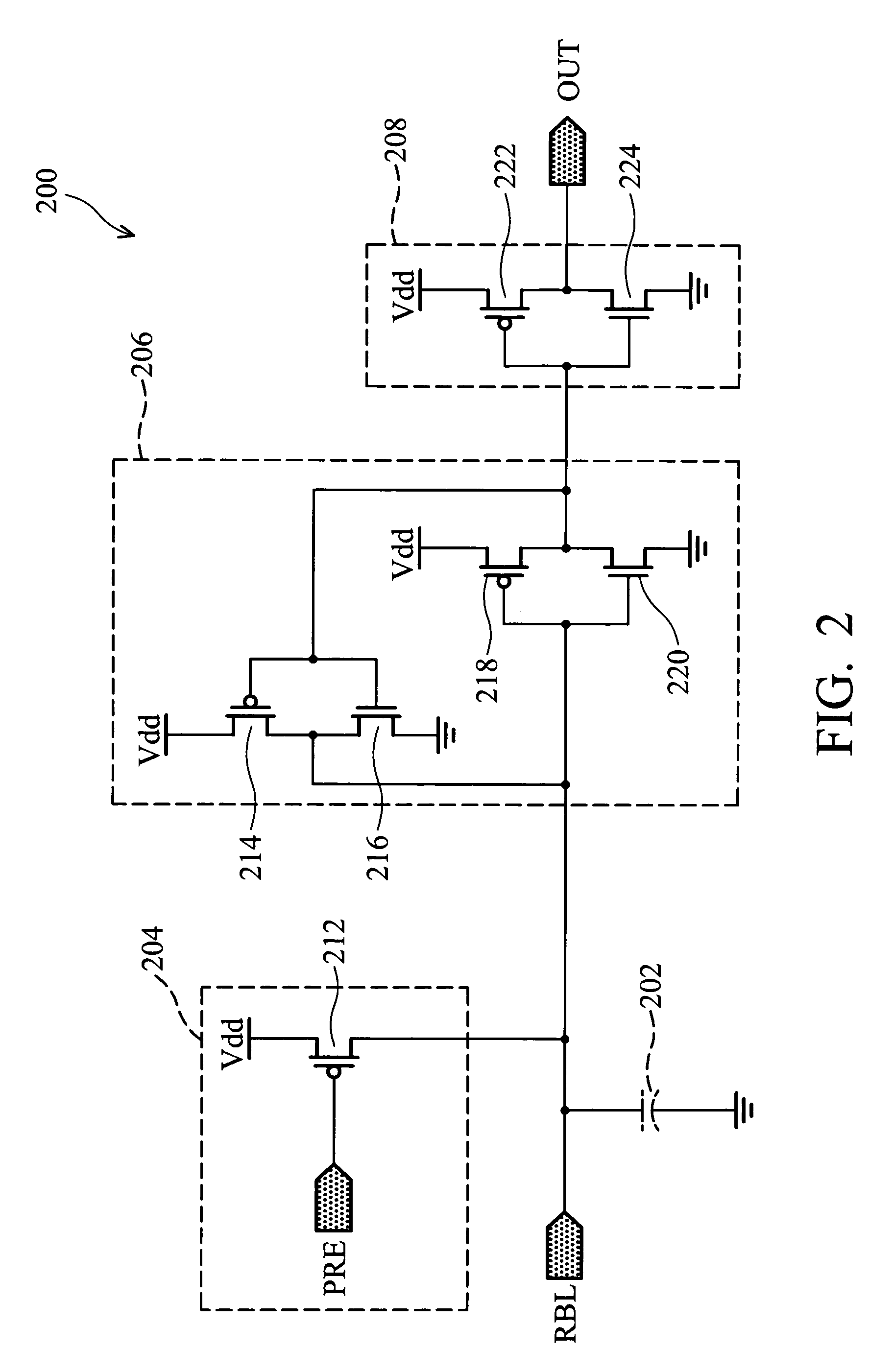 Output circuit of a memory and method thereof