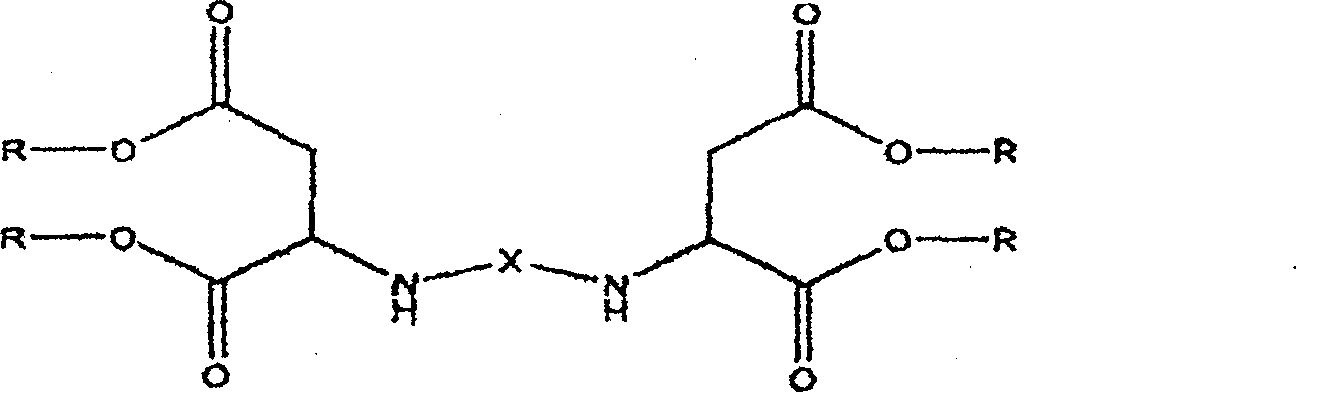 End-amido polyaspartic ester and method of manufacturing the same