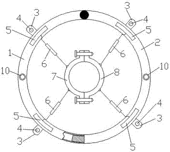 Fixing device for planting fruit trees