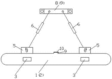 Fixing device for planting fruit trees