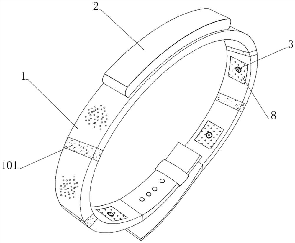 Exercise guidance bracelet based on Internet of Things technology