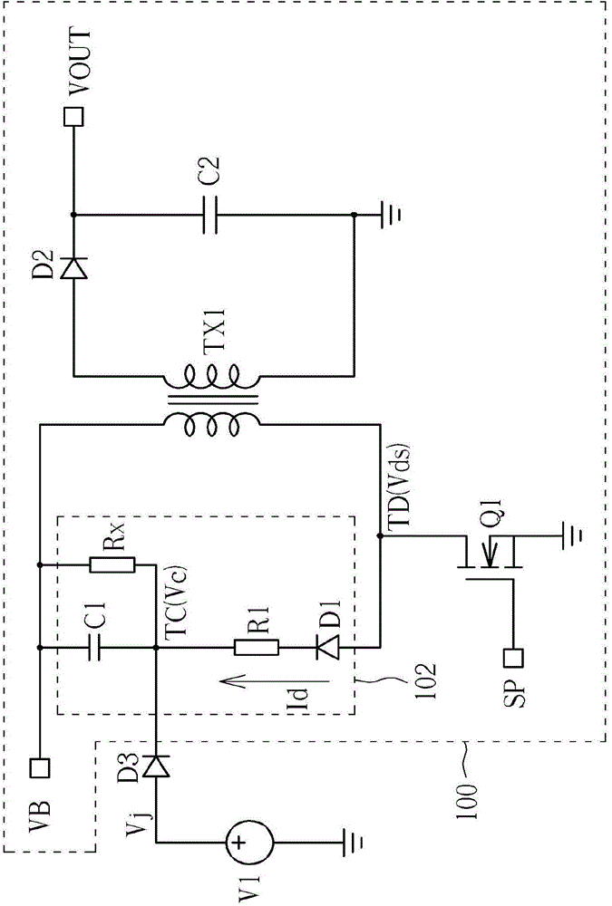 Snubber circuit and buffering method for snubber circuit