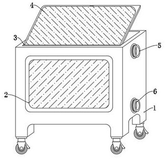 A cleaning box for medical gastroenterology