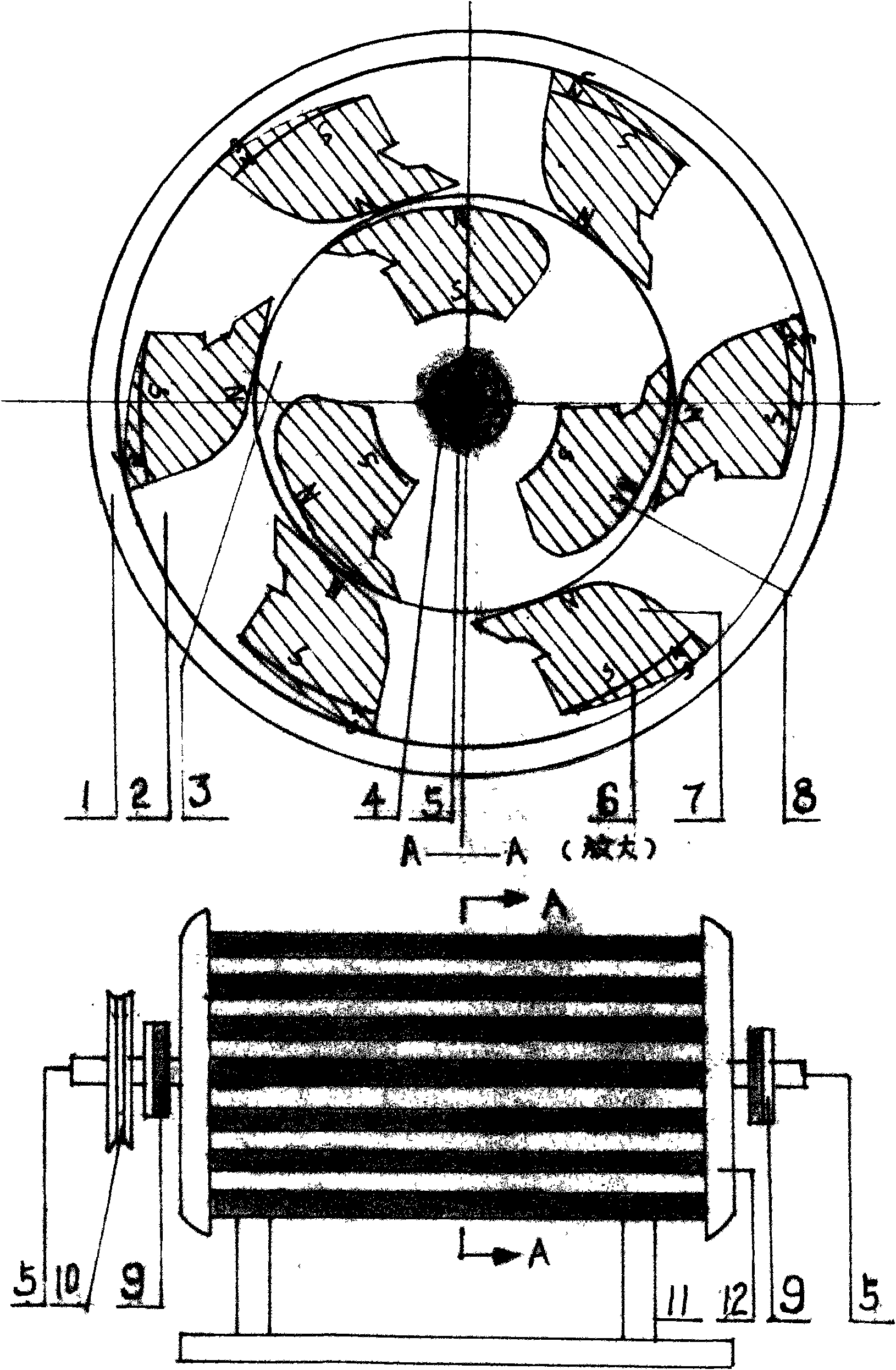 Direct-repelling type permanent magnet rotary engine