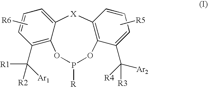 Phosphonite containing catalysts for hydroformylation processes