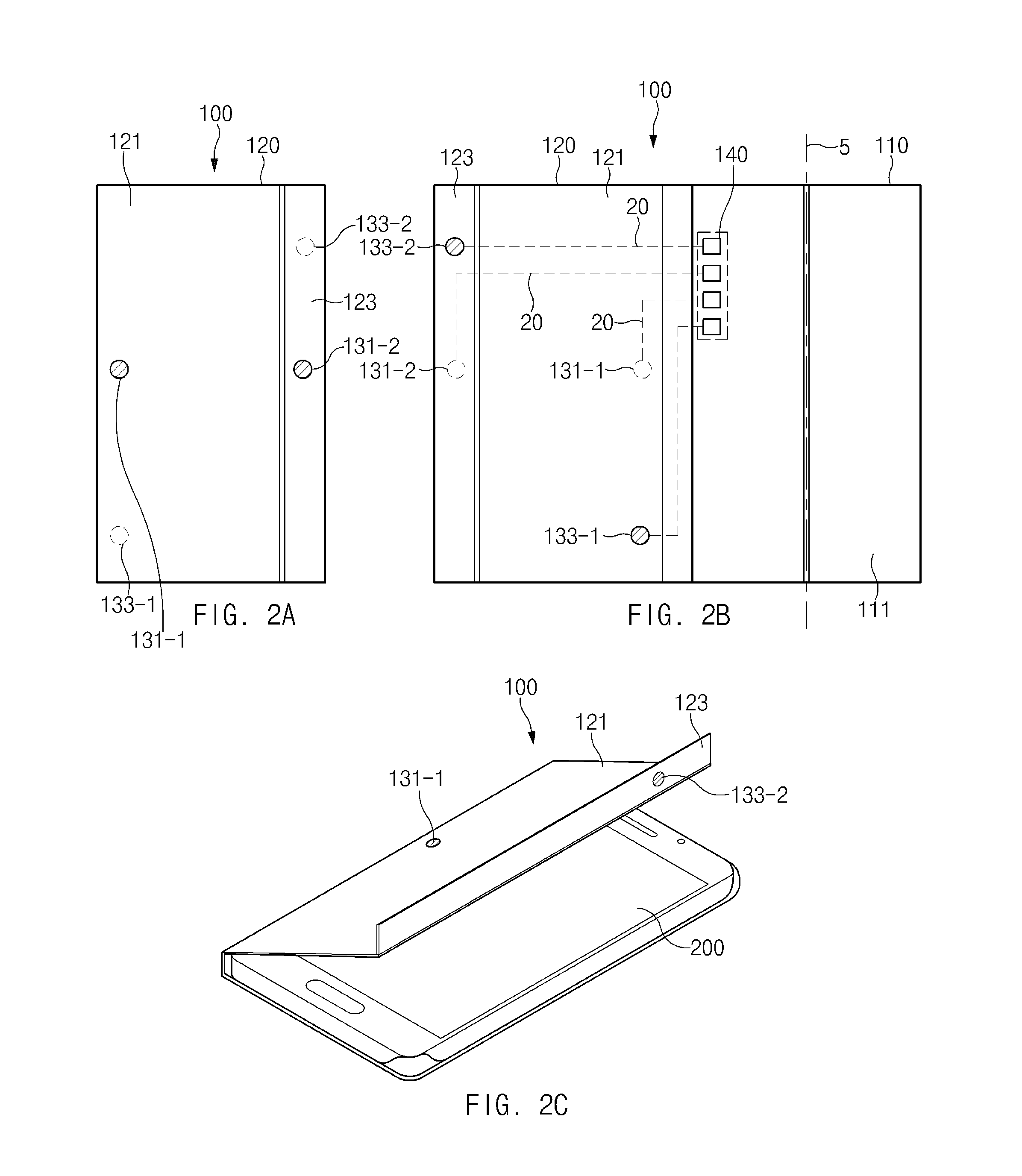 Case, electronic device coupled to case, and method of controlling electronic device