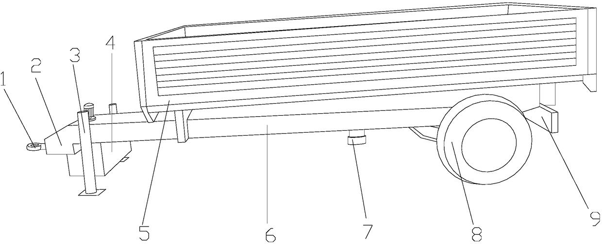 Large-tonnage hydraulic flat plate self-unloading machine