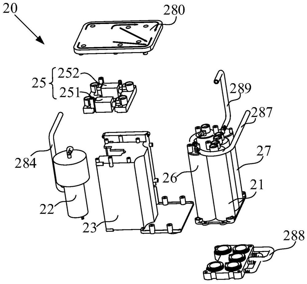 Oxygen control device and kitchen appliance