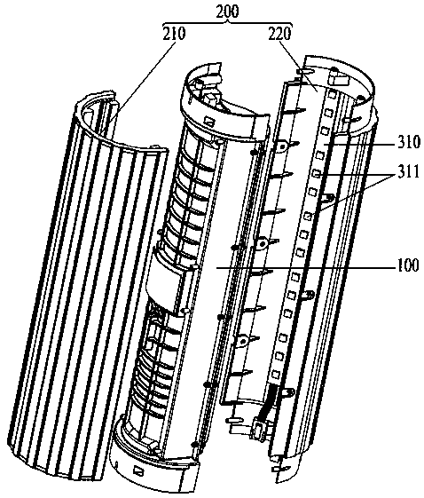 Light-emitting device used for relaxing device and relaxing device