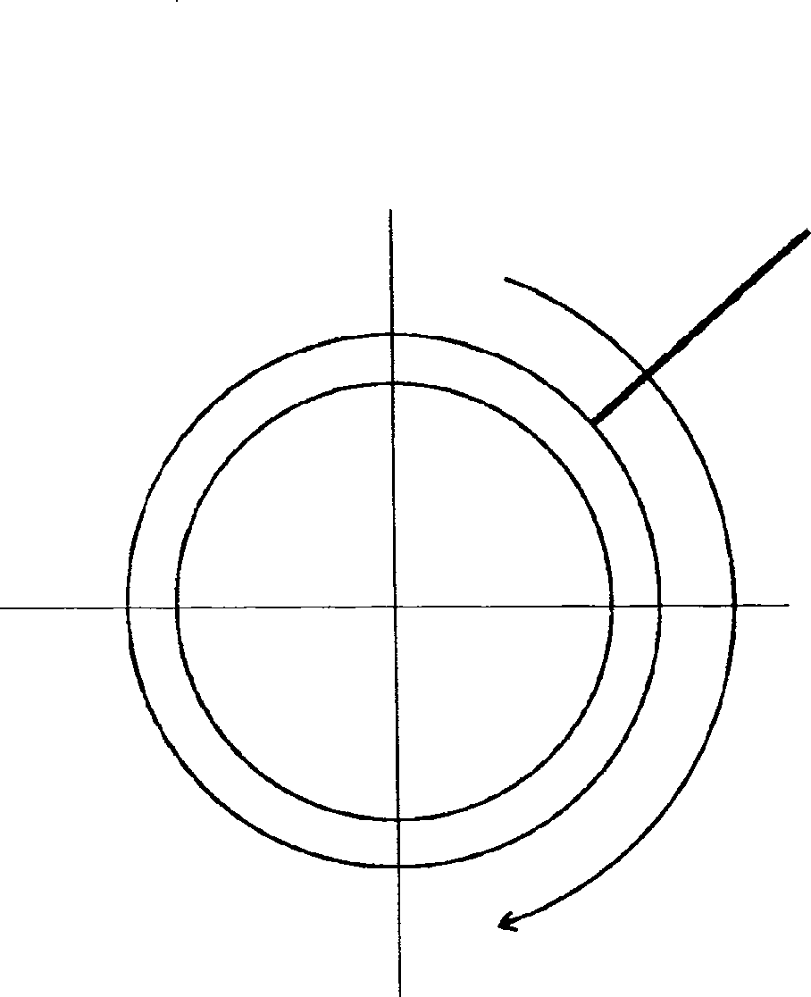 Method for preparing low hydrogen type downwards electrode