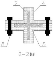 Buckling-resistant brace for energy-dissipating components constrained by ferrules