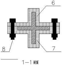 Buckling-resistant brace for energy-dissipating components constrained by ferrules