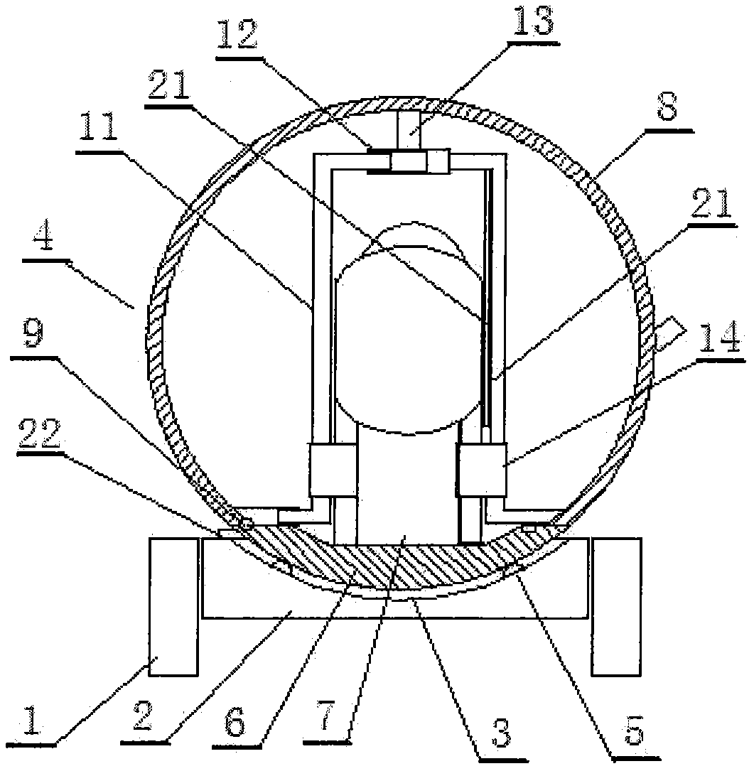 A special vehicle for hoof repairing of dairy cows