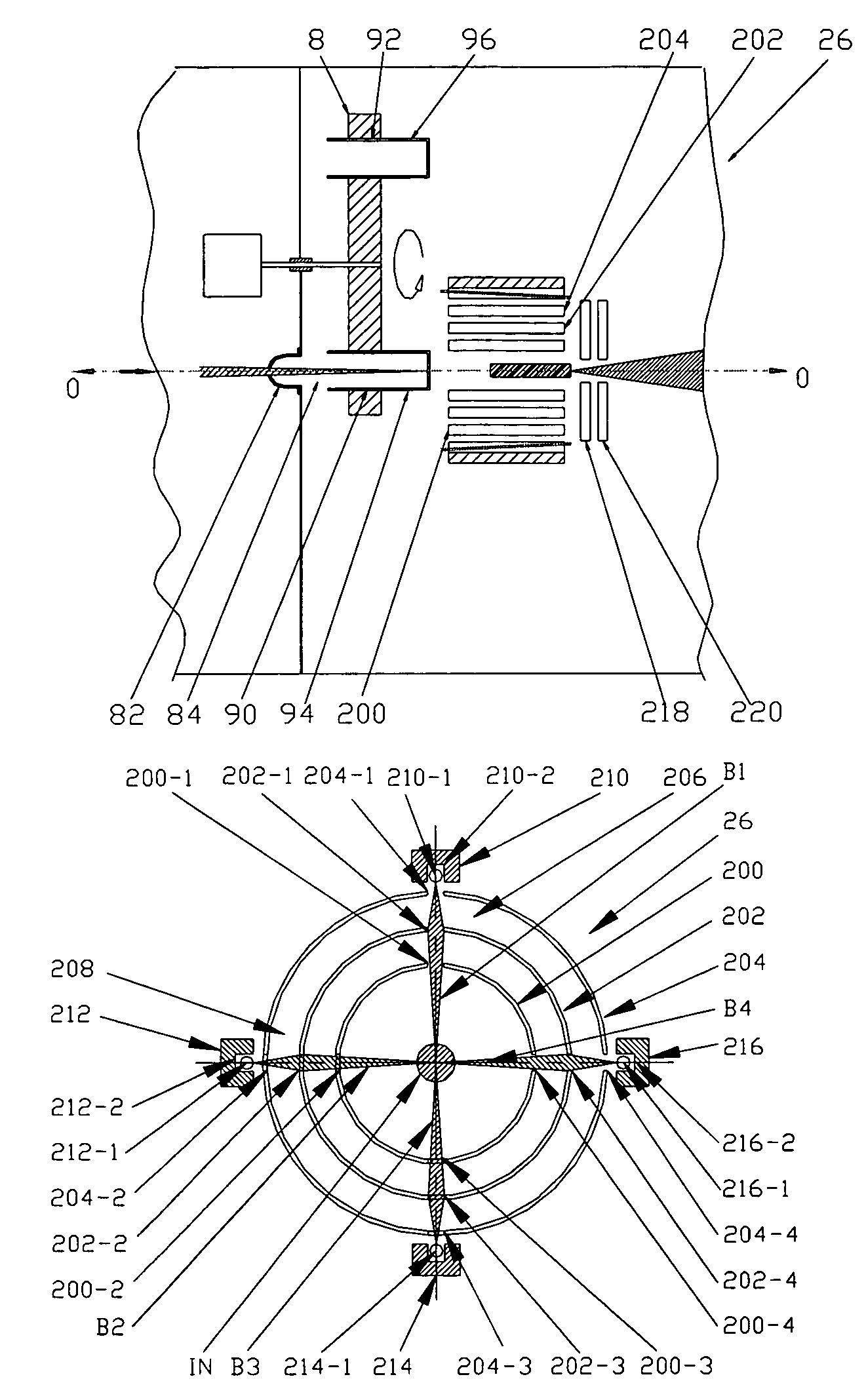 Ionization device for aerosol mass spectrometer and method of ionization