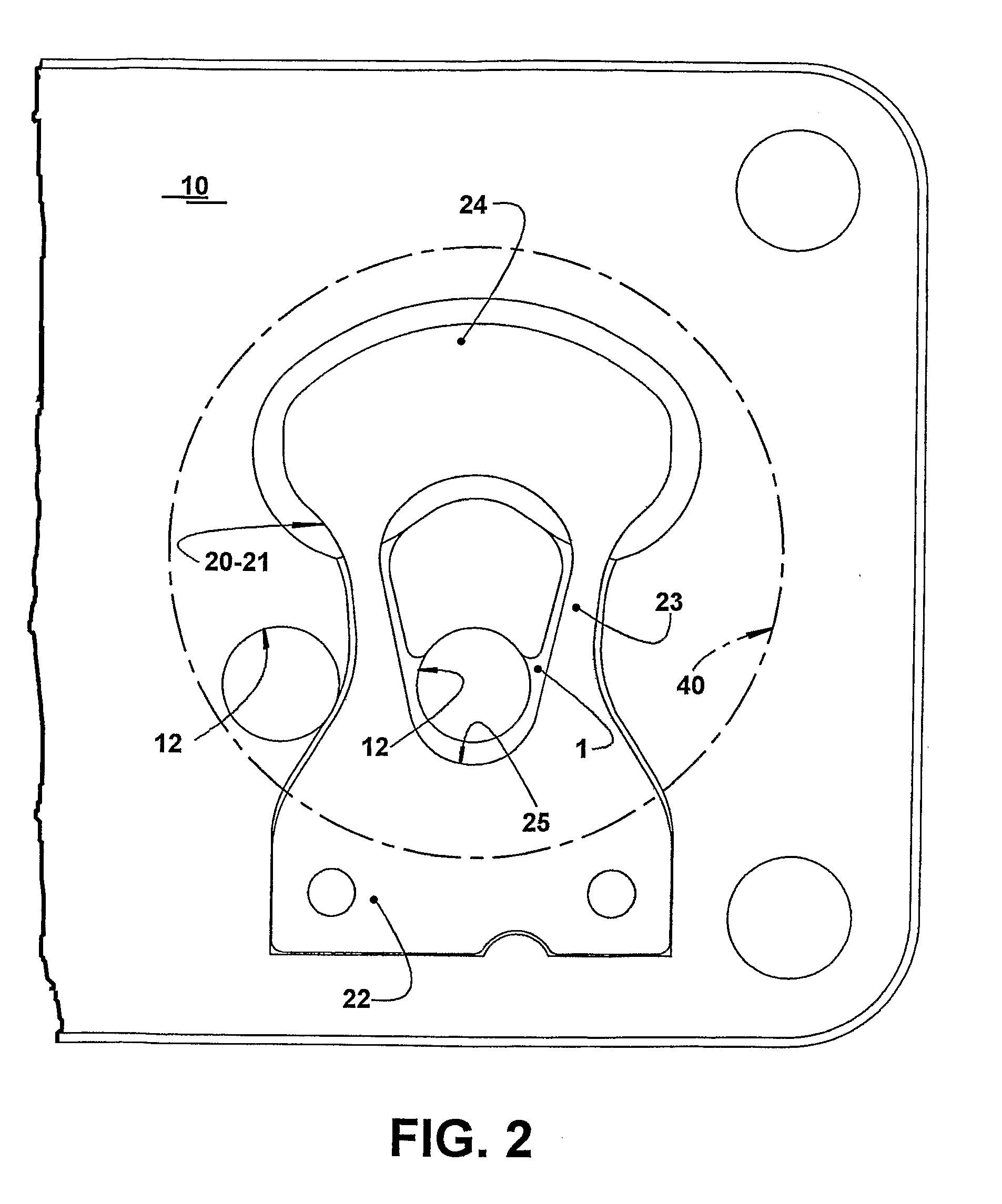Discharge valve arrangement for a hermetic compressor