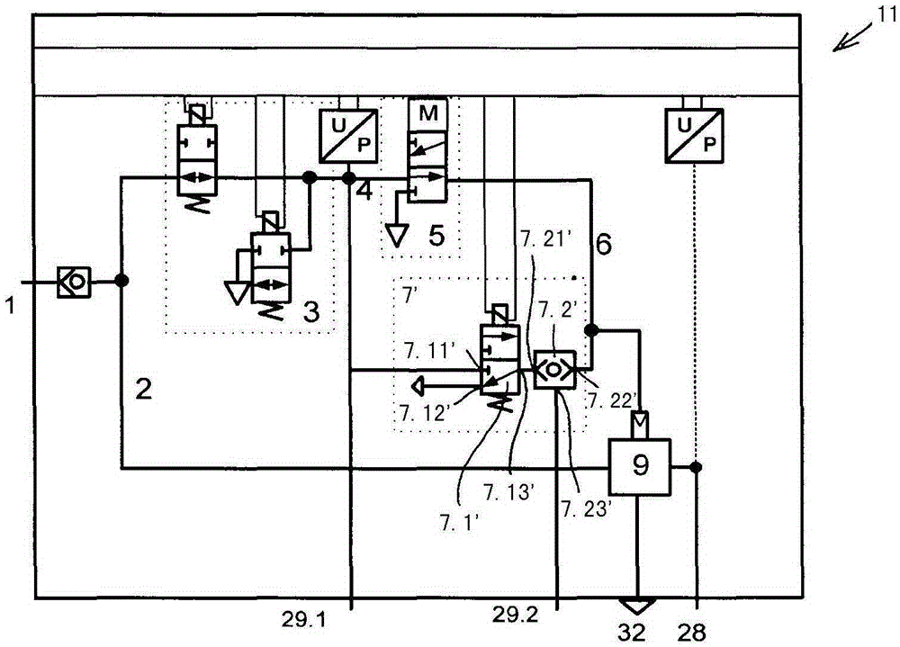 Control device for controlling the brakes of a towing vehicle/trailer combination