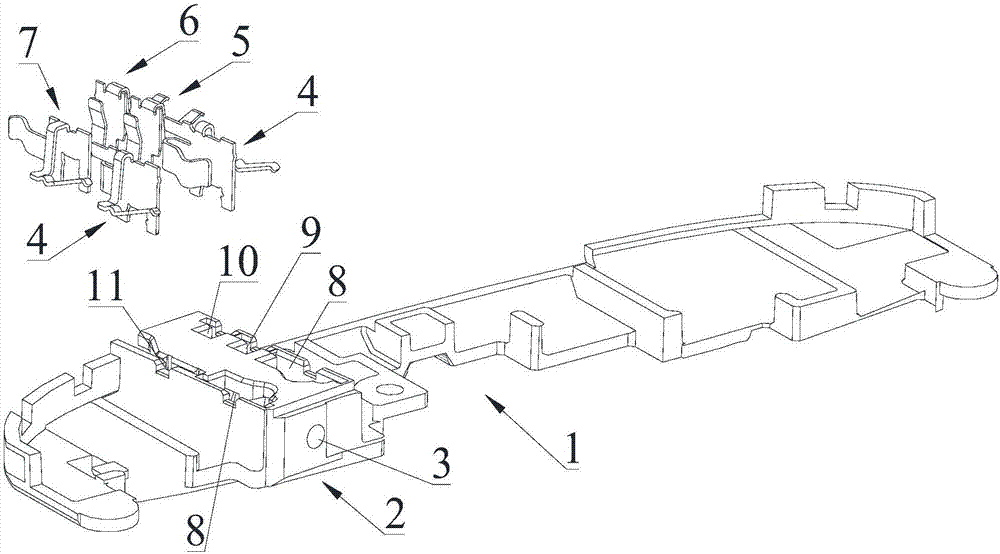 Antenna module structure and communication terminal