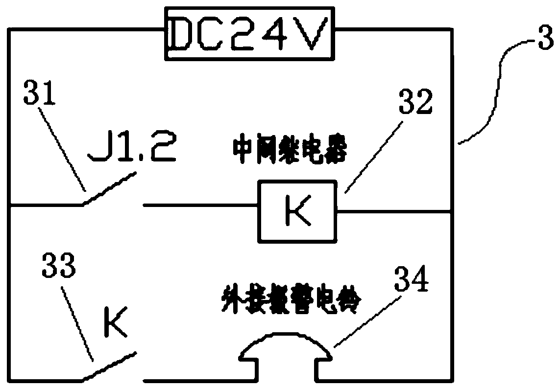 Safety protection circuit of mine cooling system and control method