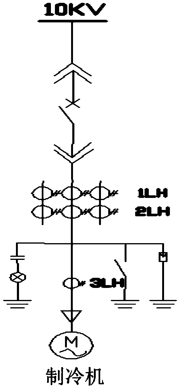 Safety protection circuit of mine cooling system and control method