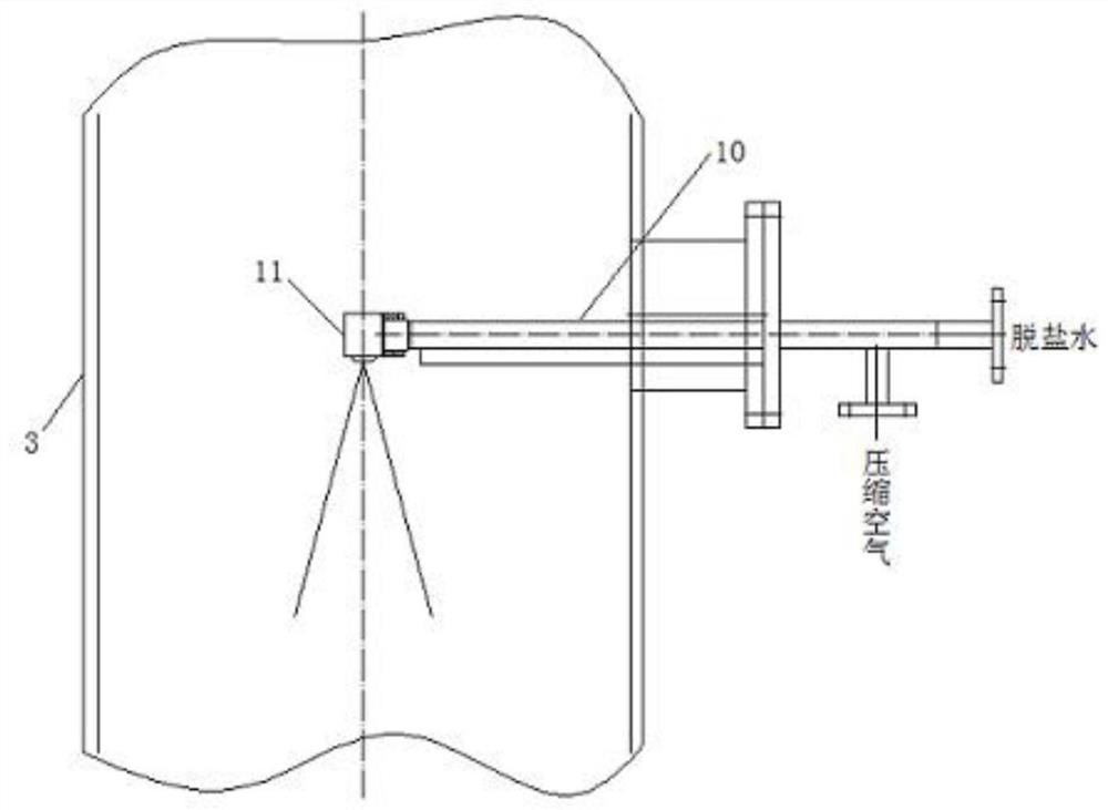 Device and method for removing particulate matters in hydrochloric acid regeneration roasting flue gas