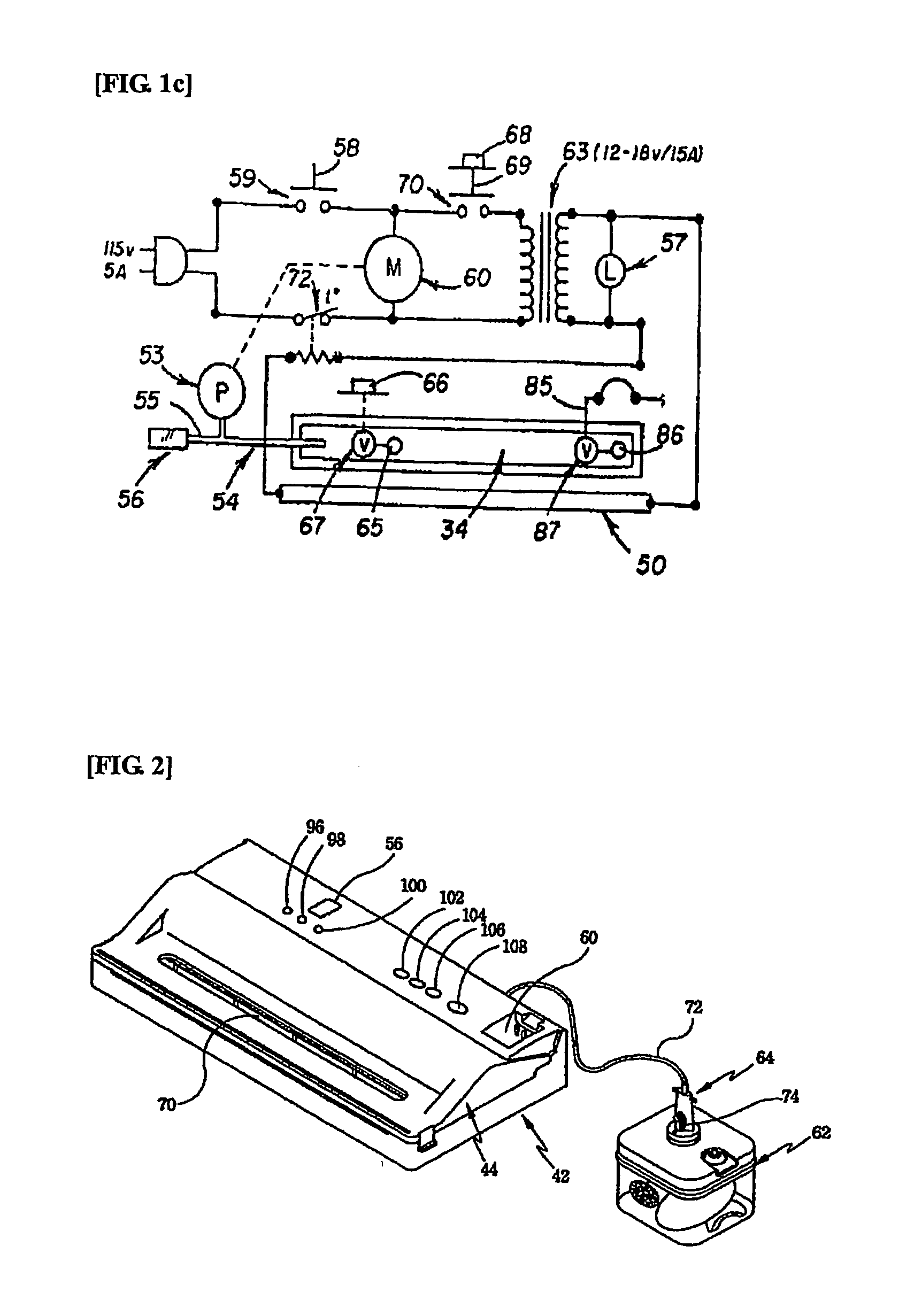 Apparatus for vacuum packages and method of controlling it