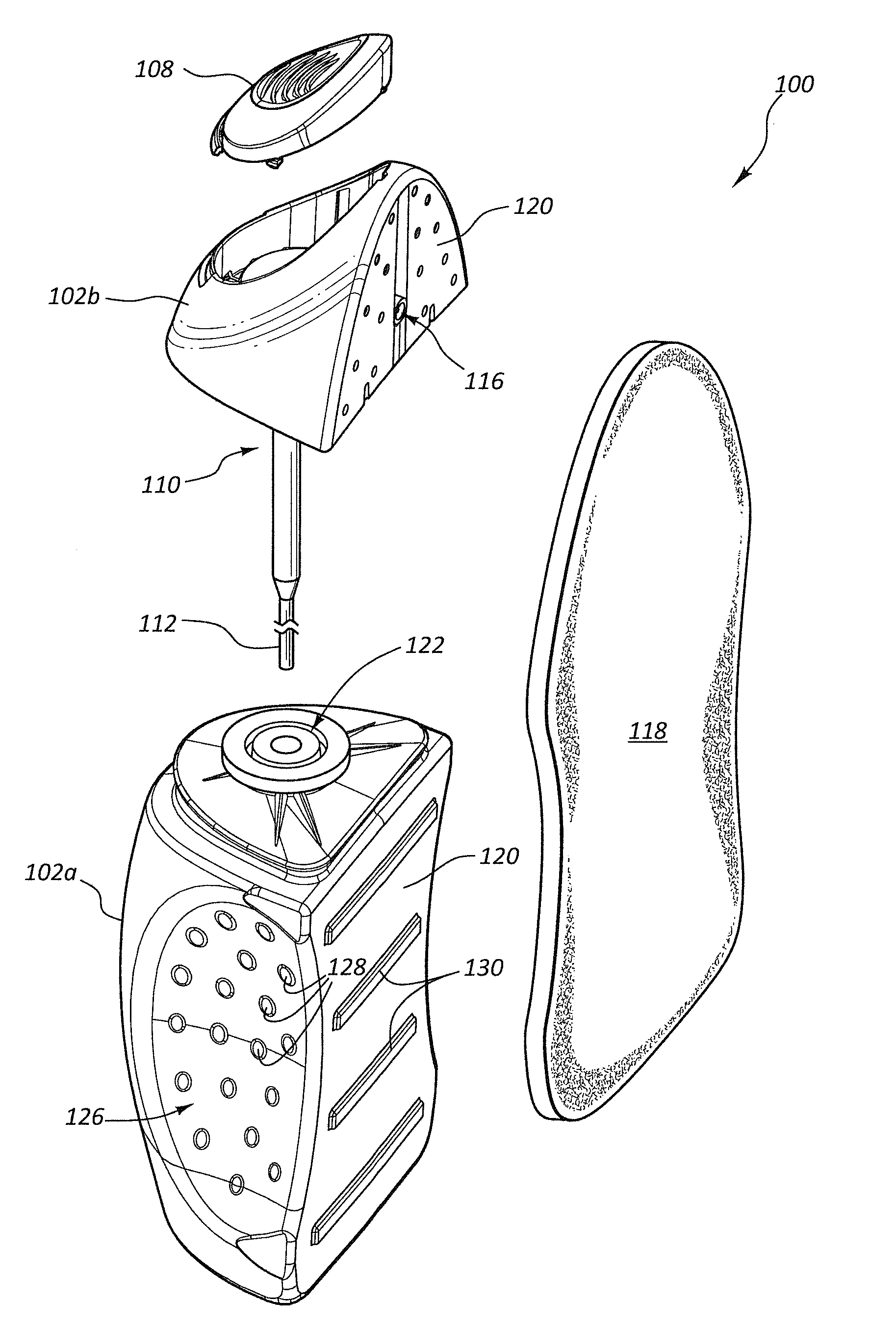 Article for scrubbing and cleaning hard surfaces and a method for use thereof