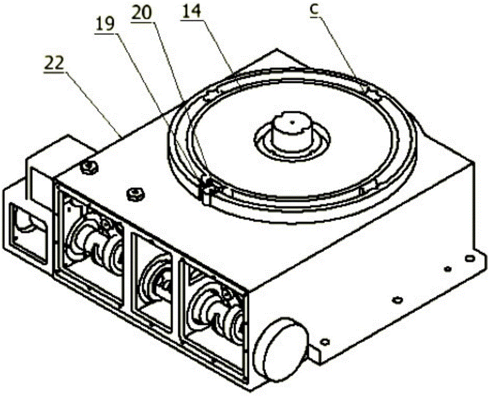 Ultrahigh-precision positioning rotary worktable with zero-clearance cam and worm transmission effect