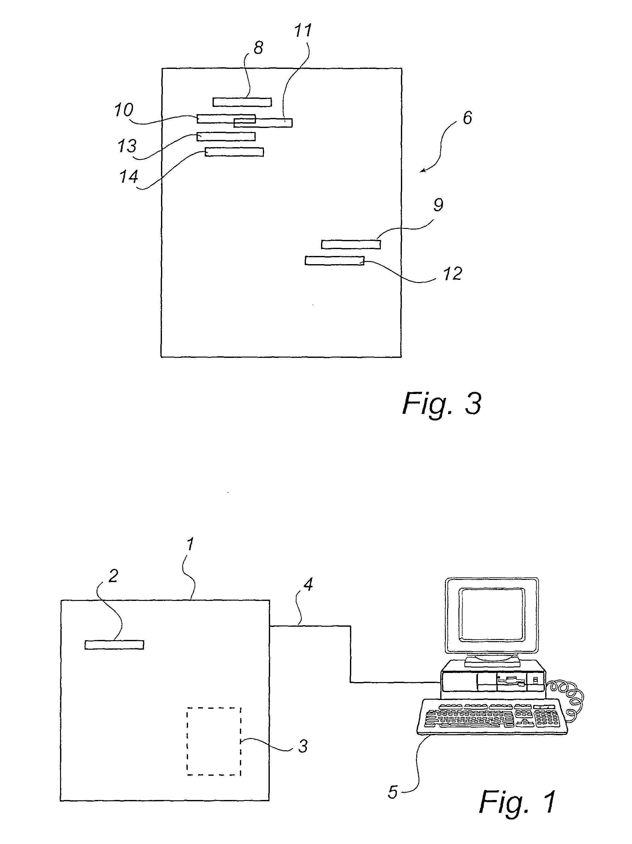 Device and method for fingerprints supervision