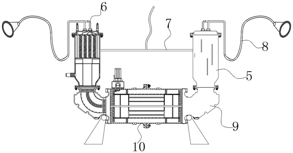 An air filter structure for a negative pressure isolation tent