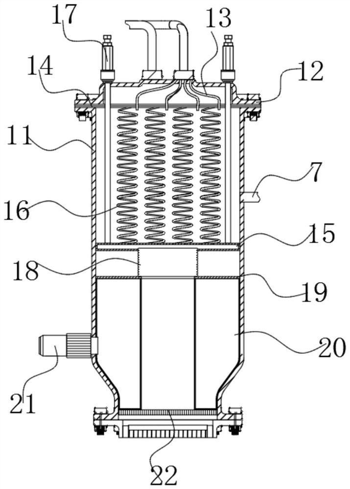 An air filter structure for a negative pressure isolation tent