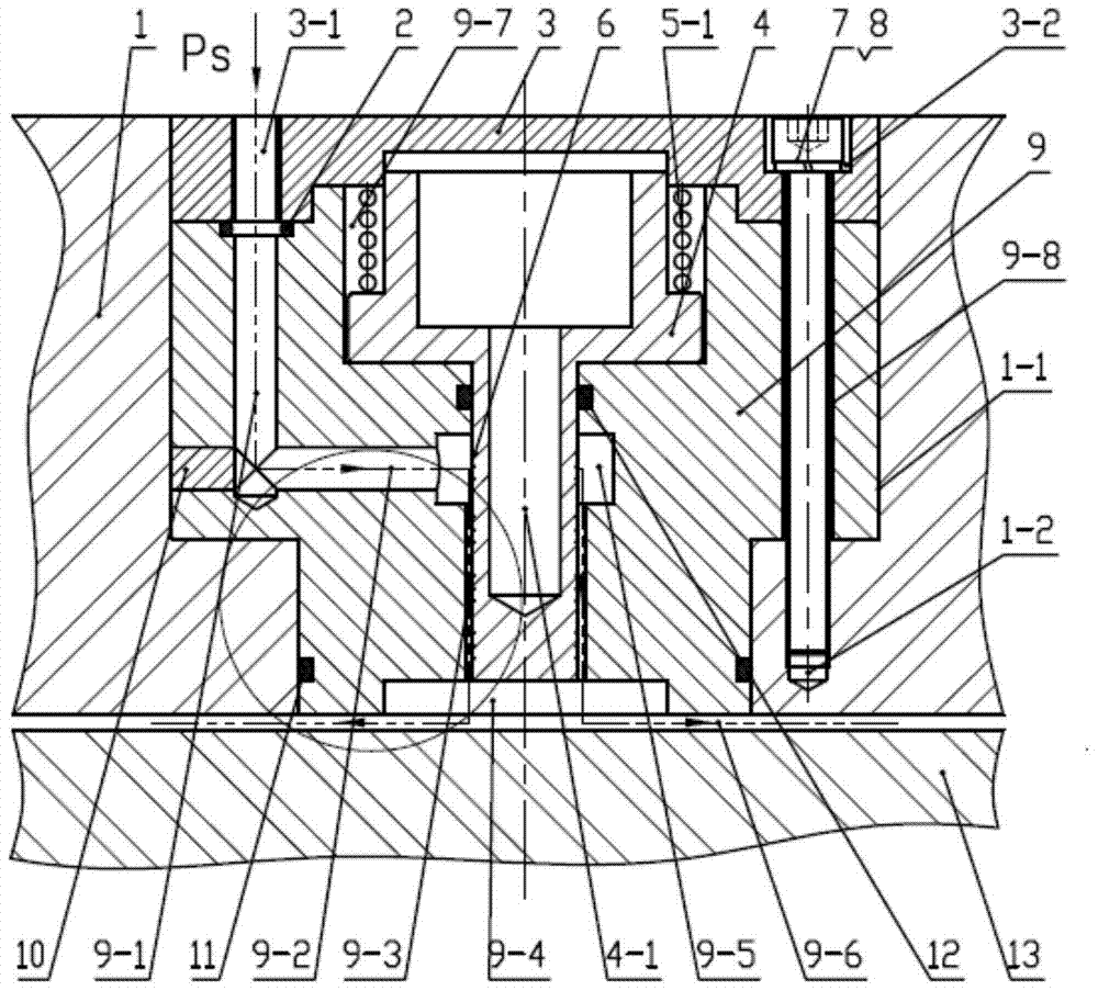 A static pressure rail