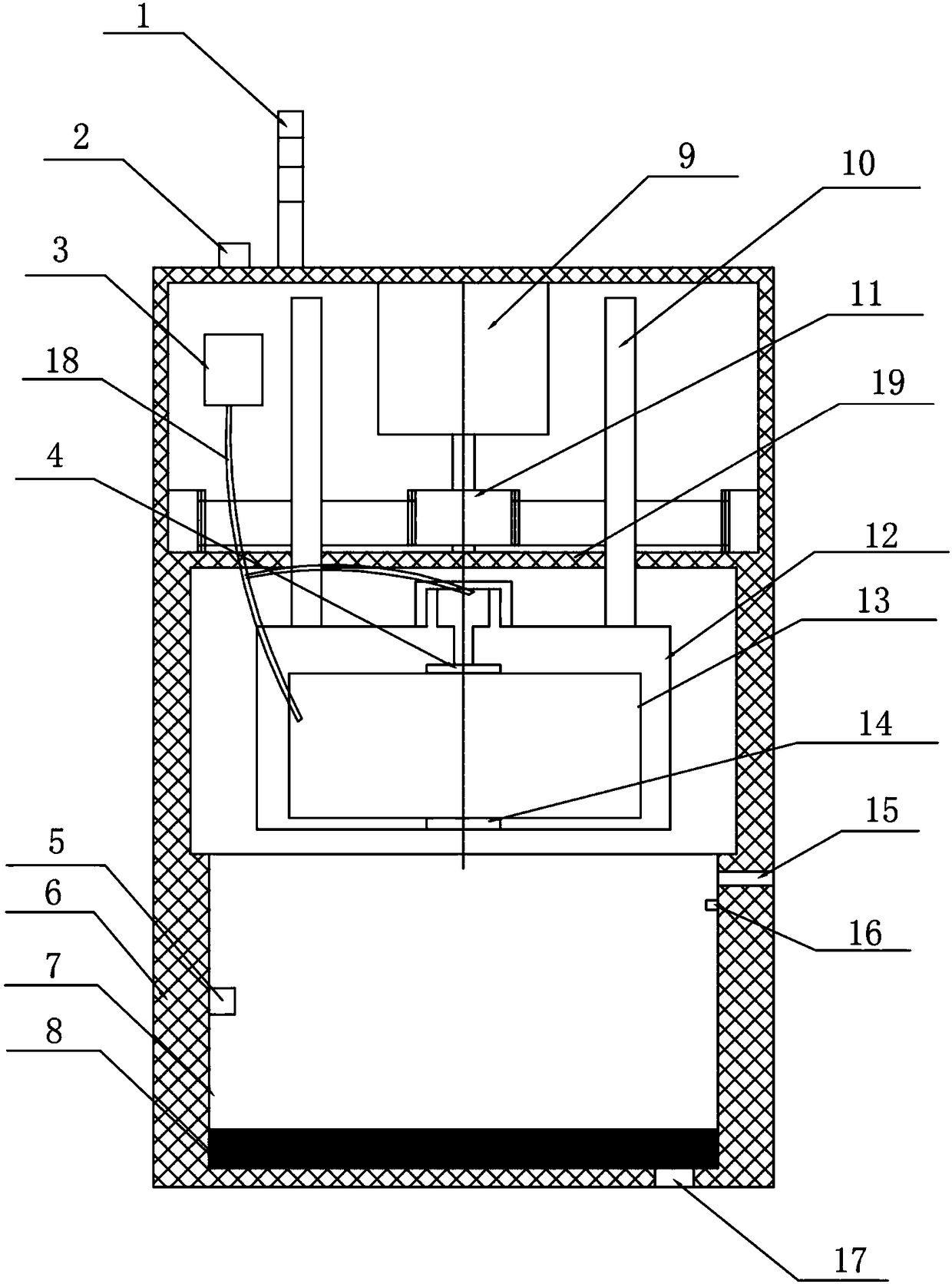 Automatic detection and warning system for sealing performance of fuel tank