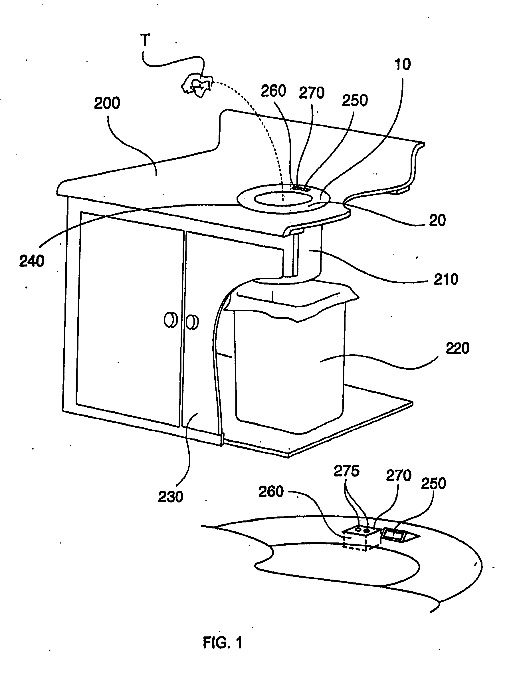 Automatic solid surface access port and methods of use thereof