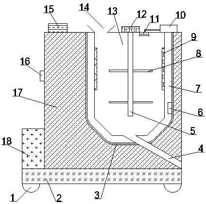 Heating device for flat plate shell material