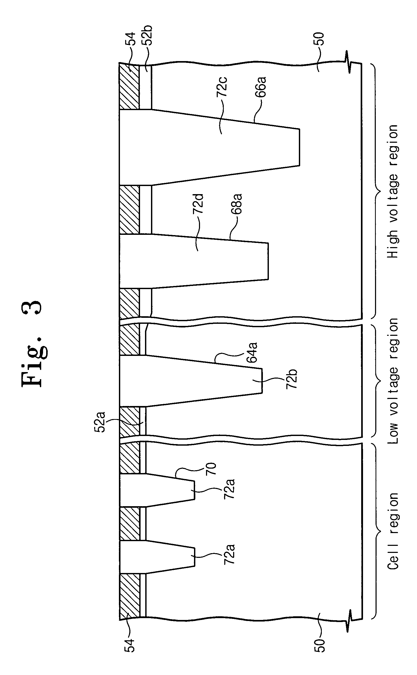 Trench isolation structures for semiconductor devices and methods of fabricating the same